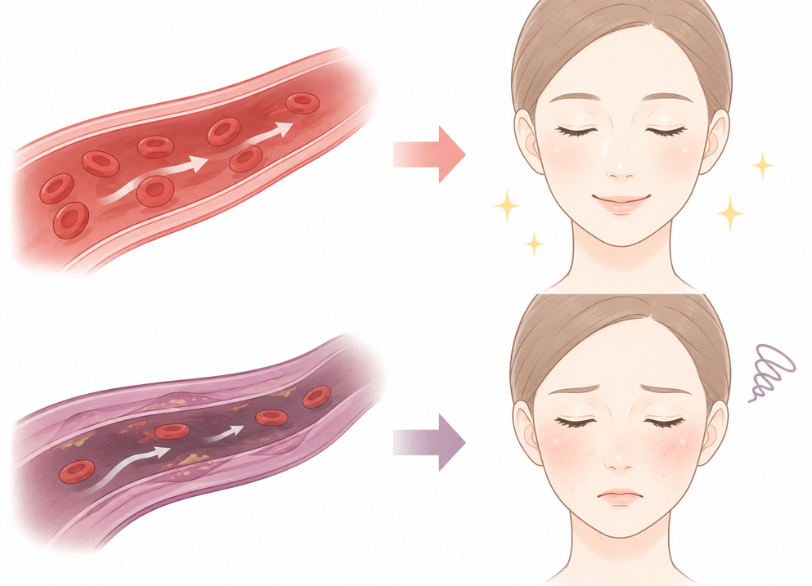 血流の悪化と肌荒れへの影響｜あいこ歯科・矯正